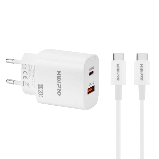 Carregador Midi Pro Mdp-20W Tipo C