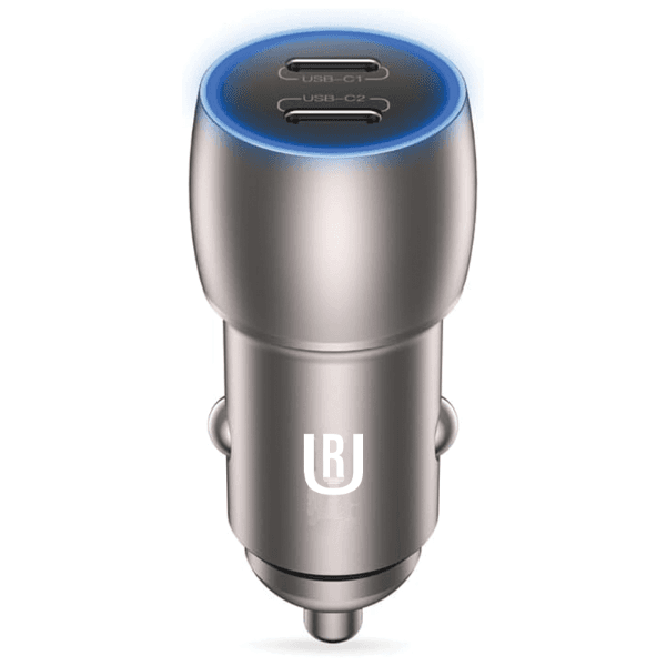 Carregador Veicular Ur Uc-08 60W 2 USB-C Cinza Oscuro