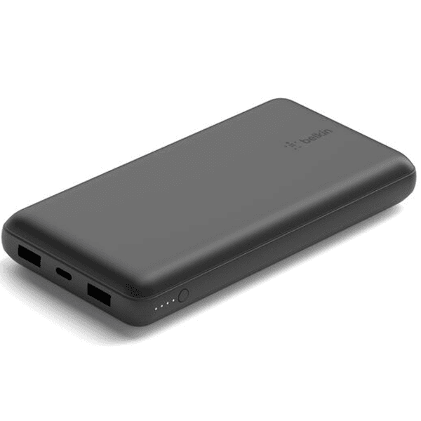 Carregador Portátil Belkin BoostCharge 3 Portas 20000mAh 15W Preto