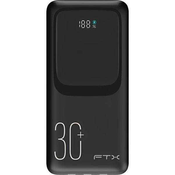 Carregador Portátil Ftx Pb-30LCD-Bk 30.000 mAh 22.5 W com Cabo USB-C - Preto