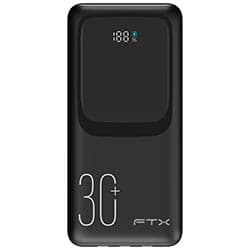 Carregador Portátil FTX PB-30LCD-BK 30000MAH USB / USB-C / 22.5W - Preto