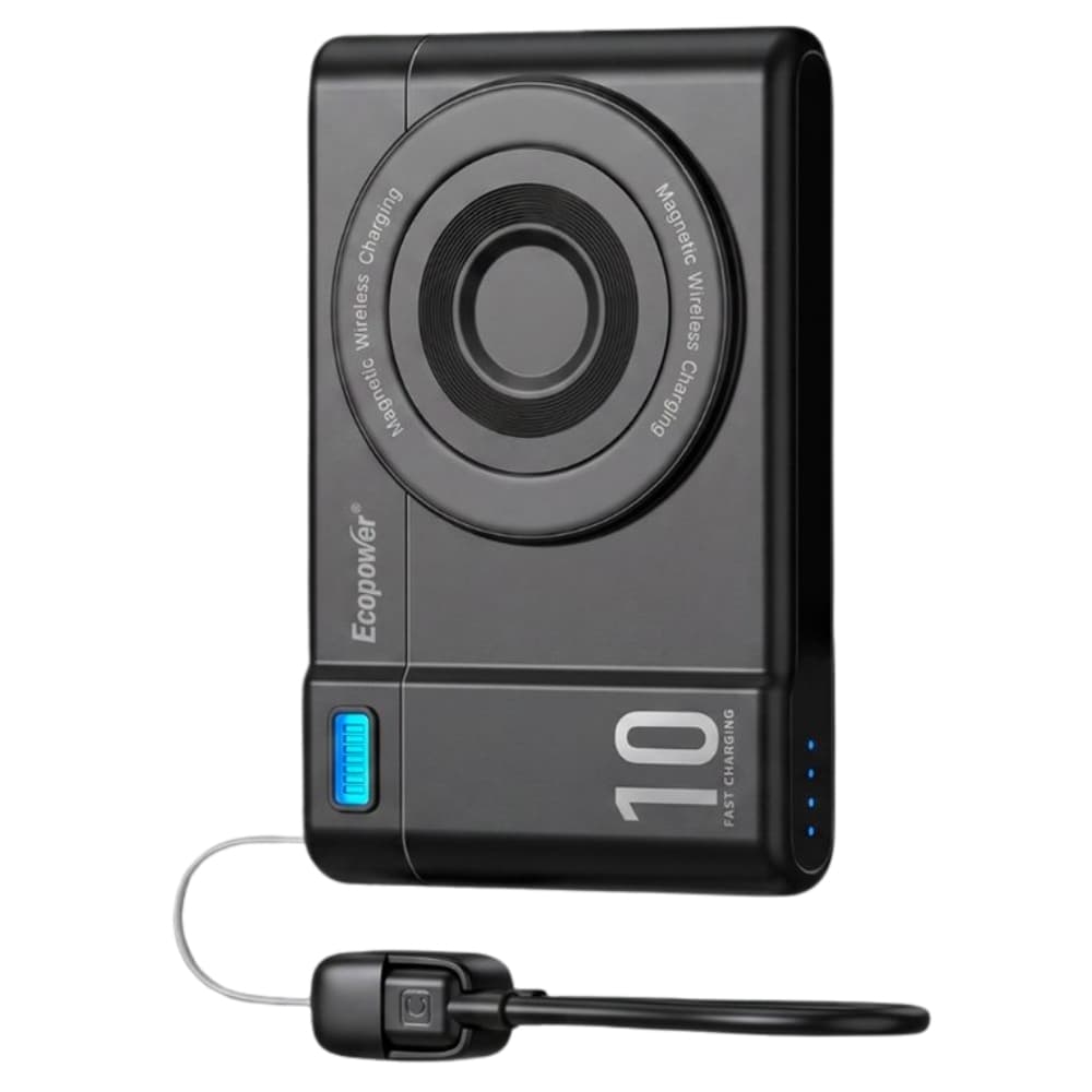 Carregador Portátil Wireless Ecopower EP-C531 12.000mAh - Black