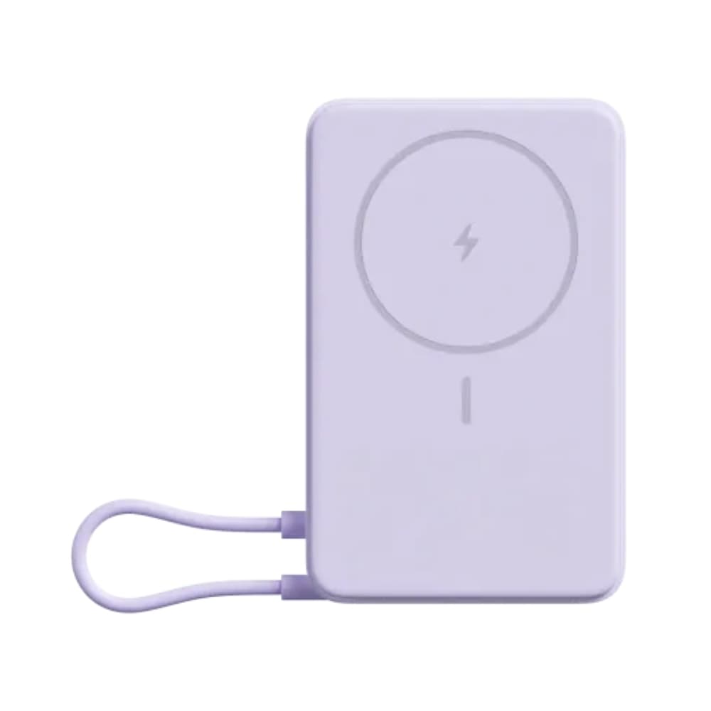 Carregador Portátil Wireless Xiaomi 10.000mAh Wpb1007 33W Roxo