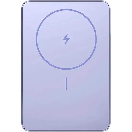 Carregador Portátil Xiaomi 5000mAh WPB0507S Magsafe Roxo