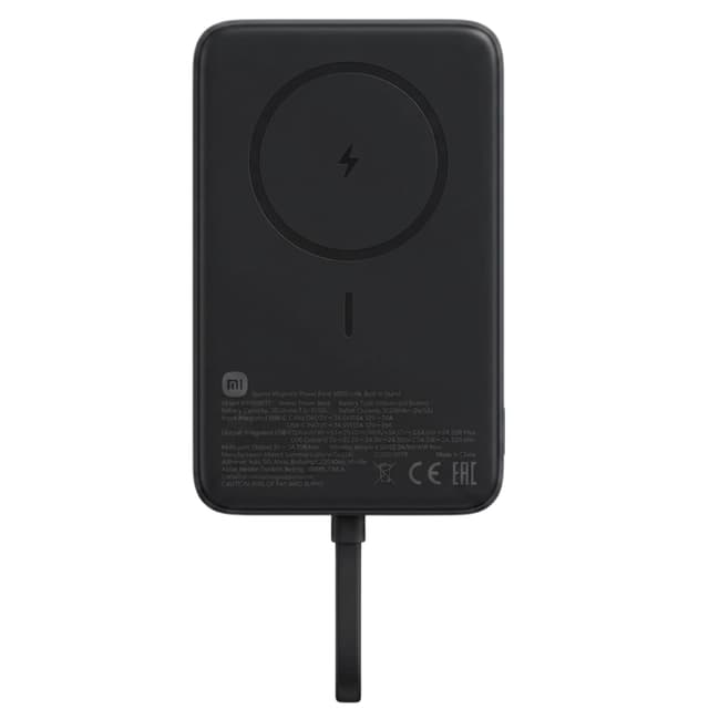 Carregador Portátil Xiaomi Magnetic WPB1007Z 10000MAH / USB-C - Preto (BHR08P9GL)