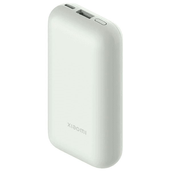 Carregador Portátil Xiaomi Pocket Edition Pro PB1030ZM 10000mAh 33W USB-A USB-C Branco