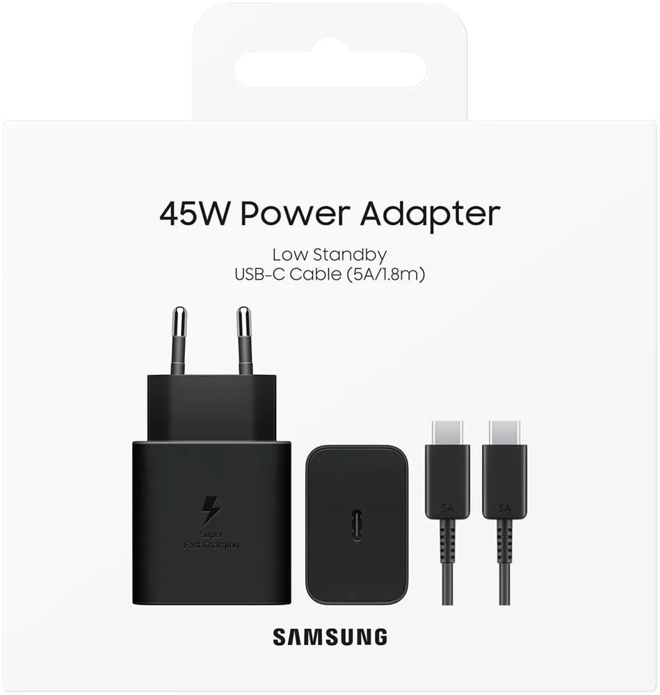 Carregador USB-C Samsung 45W - Preto