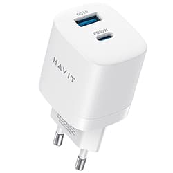 Carregador Havit Uc30 Pro USB-C / USB 30W Branco