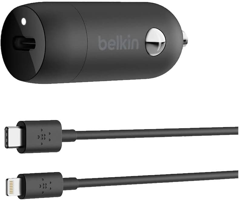 Carregador Veicular USB-C Belkin Preto/Verde