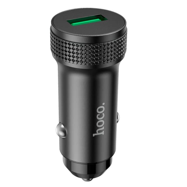 Carregador Veicular Hoco Z49A 18W Qc3.0 USB-A Preto