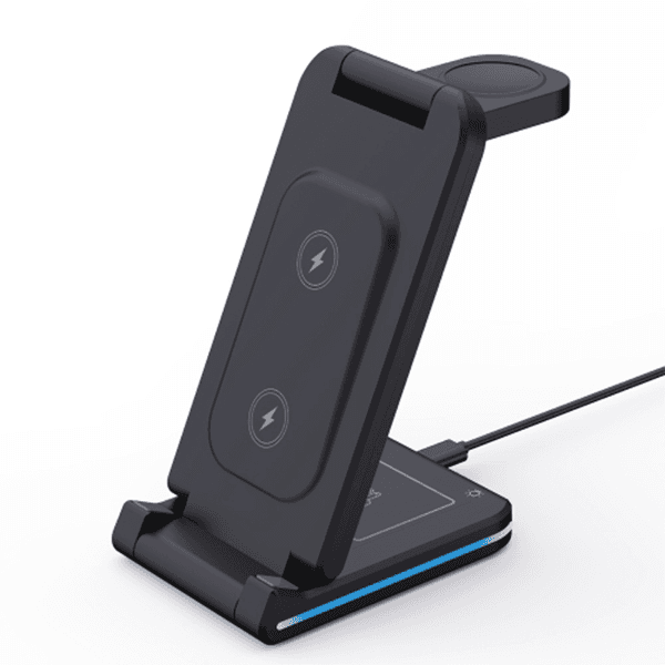 Carregador Wireless Charger H28 5 Em 1 15W Preto