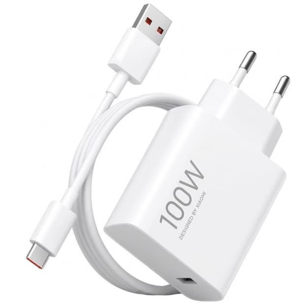 Carregador Xiaomi 100W Combo BHR095UUS USB-A Branco