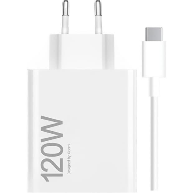 Carregador Xiaomi 120W com Cabo Charging Combo USB-A Branco