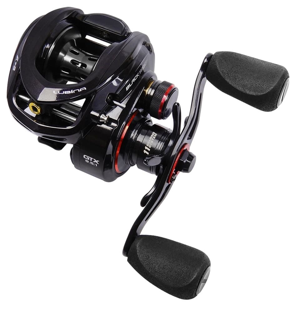 Carretilha Marine Sports Lubina Black Widow GTX Shil (Esquerda)