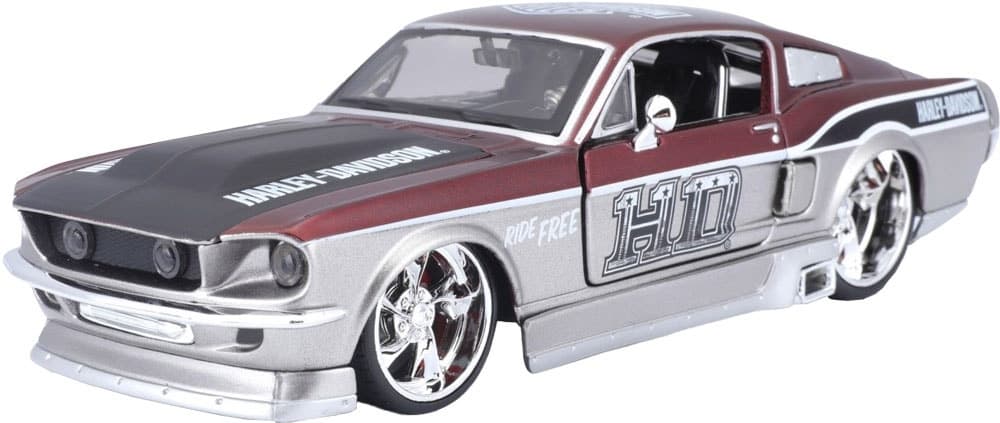 Carrinho 1967 Ford Mustang Gt Harley-Davidson Custom Maisto