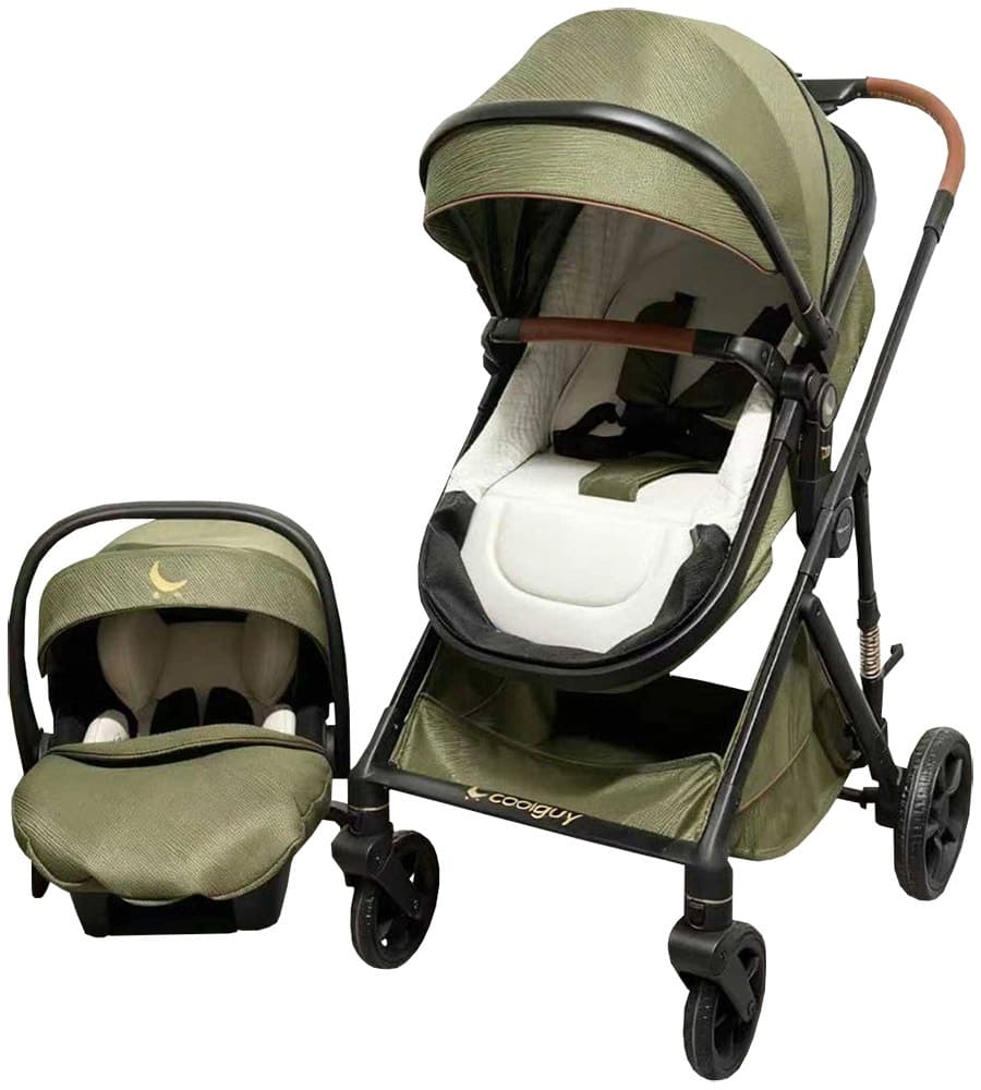 Carrinho e Cadeira Coolguy Gj-16+C 3Em1 Verde