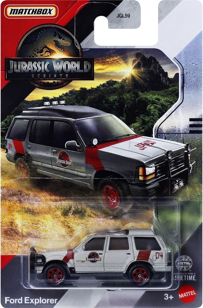 Carrinho Ford Explorer Mattel Jurassic World
