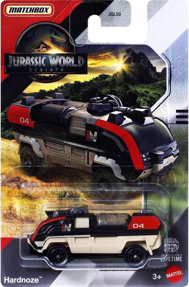 Carrinho Hardnoze Jurassic World Mattel