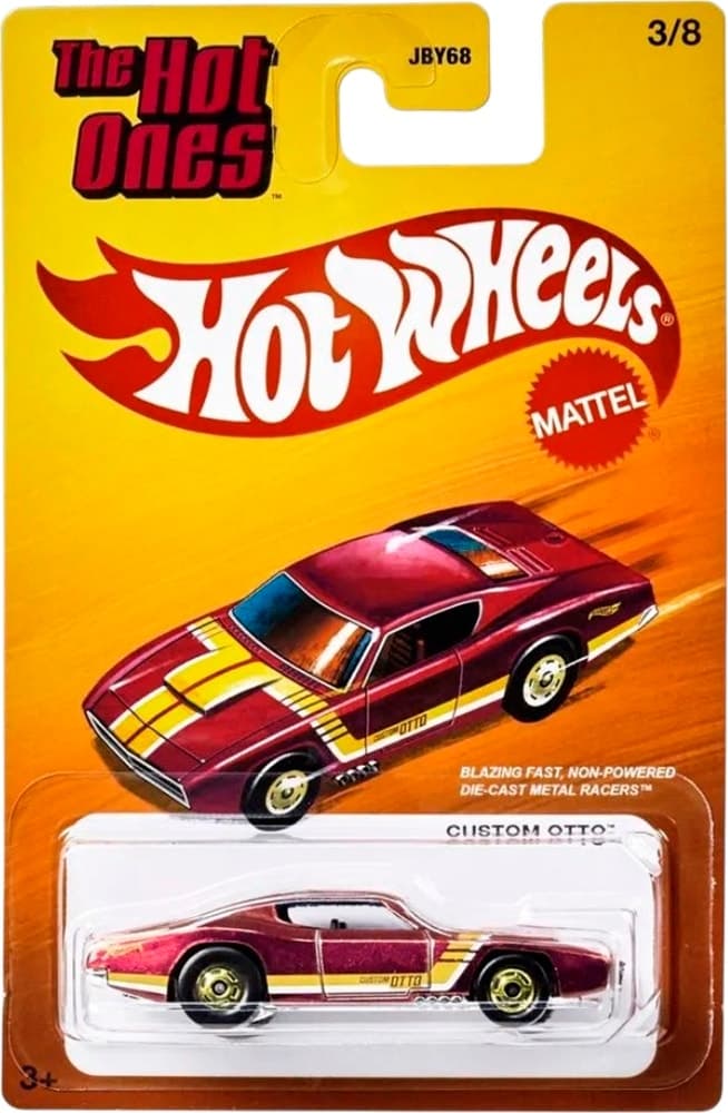 Carrinho Hot Wheels Custom Otto The Hot Ones - Jby68-Jby71