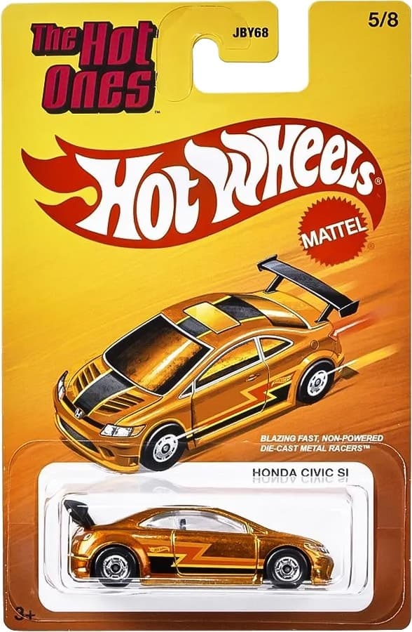 Carrinho Mattel Honda Civic Si The Hot Ones