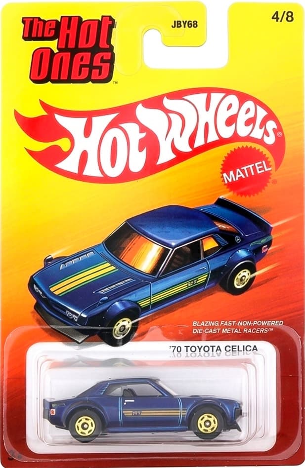 Carrinho Mattel Toyota Celica 70 Metal The Hot Ones