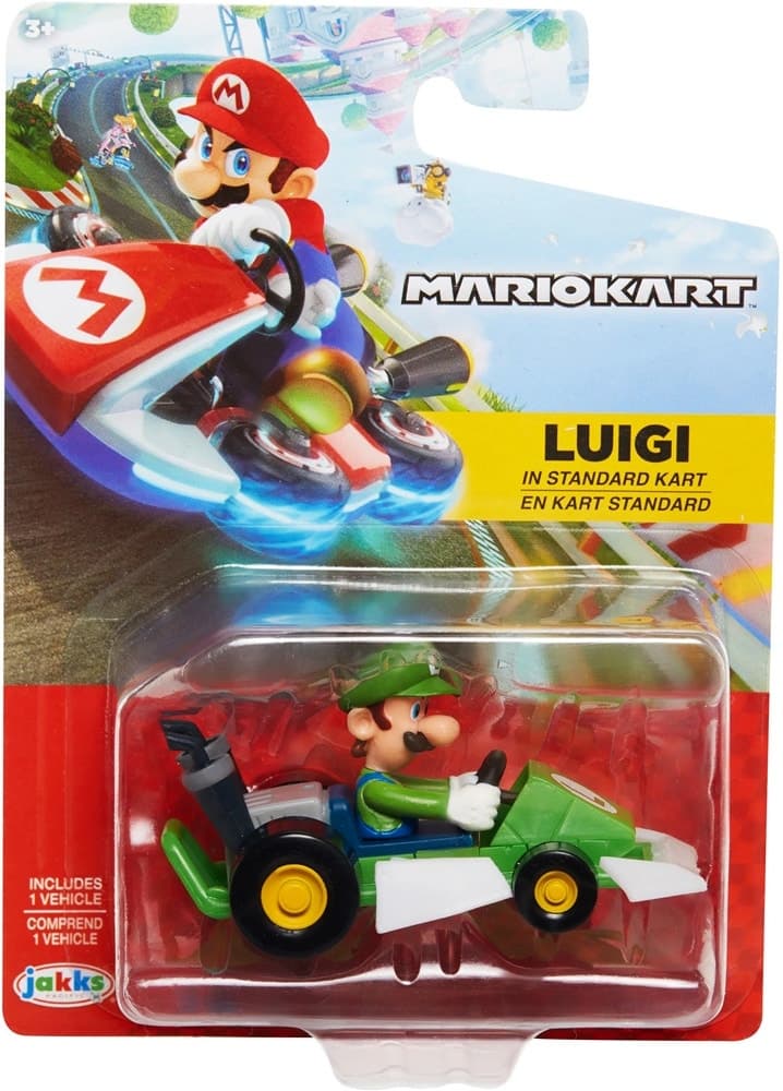 Carrinho Mariokart Luigi Jakks Pacific