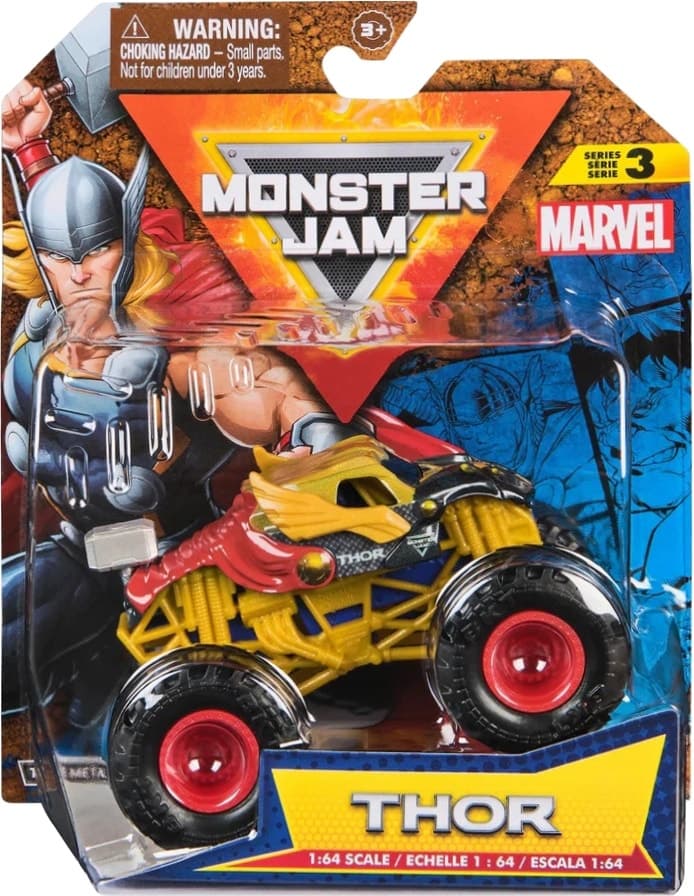 Carrinho Monster Jam Thor Series 3 Spin Master