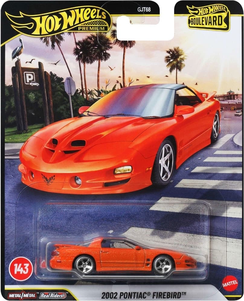 Carrinho Pontiac Firebird 2002 Hot Wheels Boulevard Mattel Gjt68 Jhw17