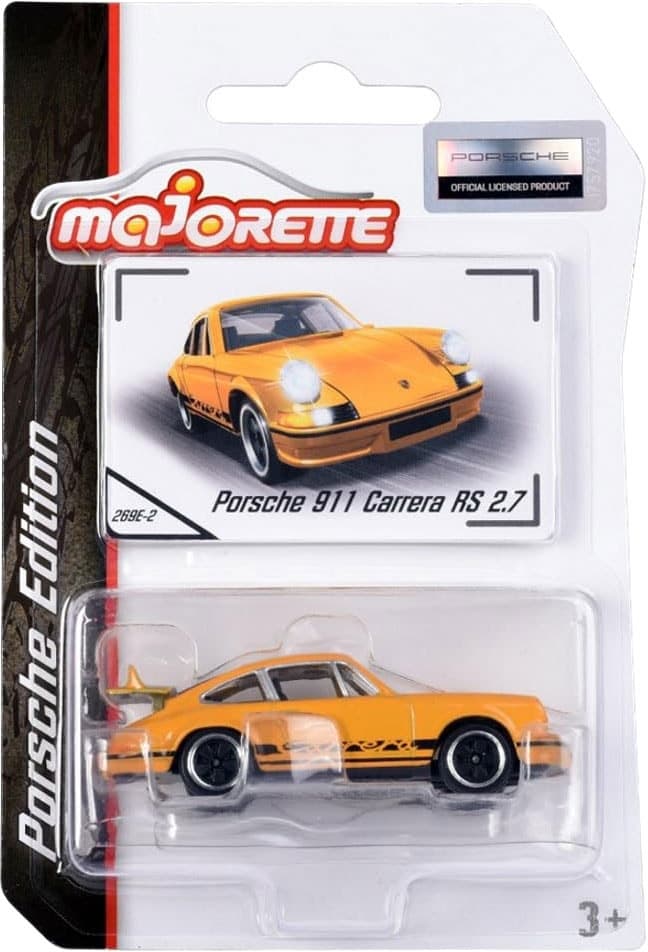 Carrinho Porsche Edition Porsche 911 Carrera Rs 2.7 Majorette Amarelo