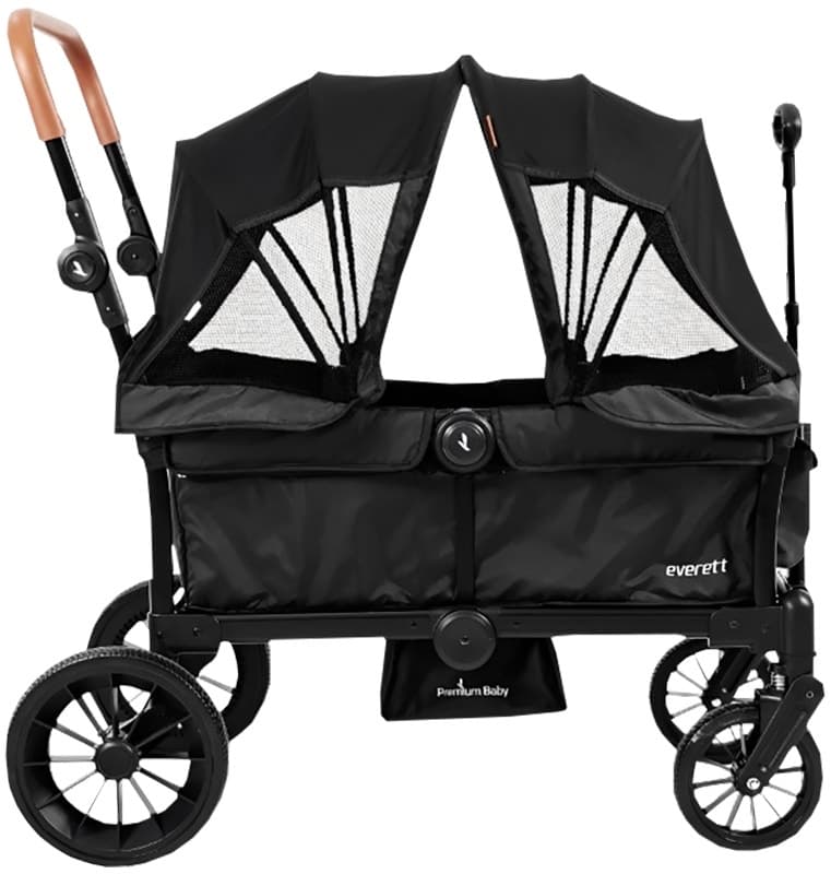 Carrinho Premium Baby Vagão Everett Pb-W501BBR Preto
