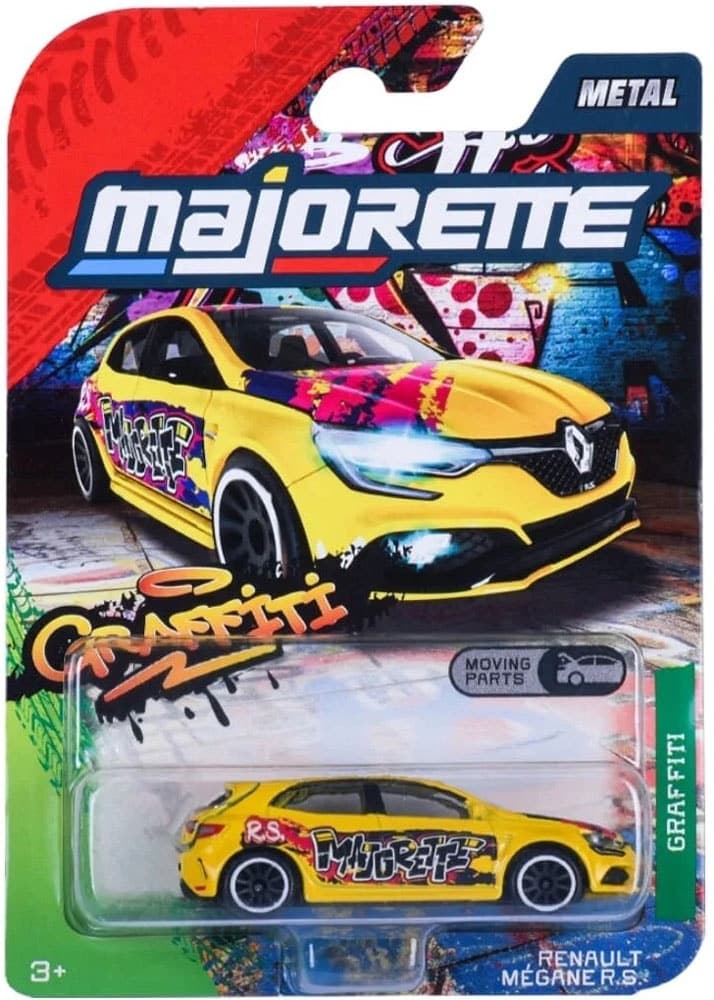 Carrinho Renault Mégane R.S Graffiti Premium Cars Majorette