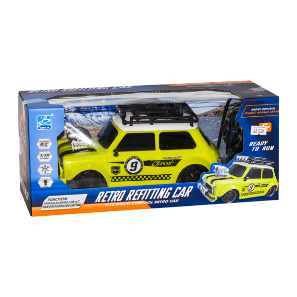 Carrinho Retro Refitting Car Yd898-Mt1818 Verde