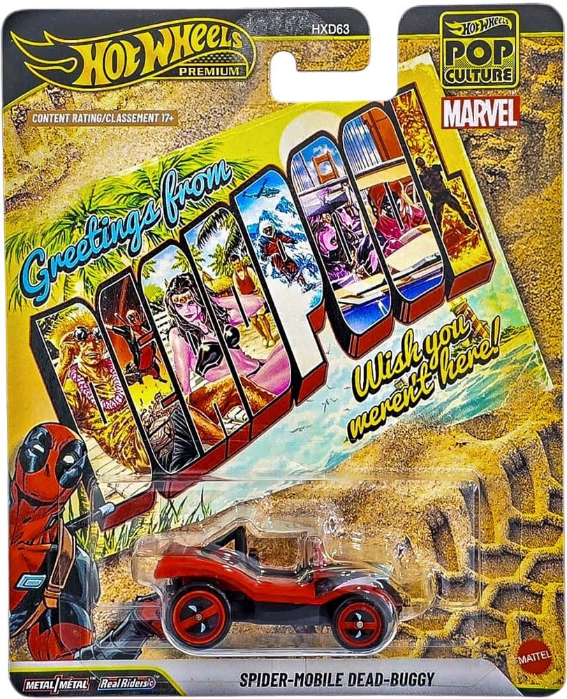 Carrinho Mattel Hot Wheels Pop Culture Spider Mobile Dead Buggy
