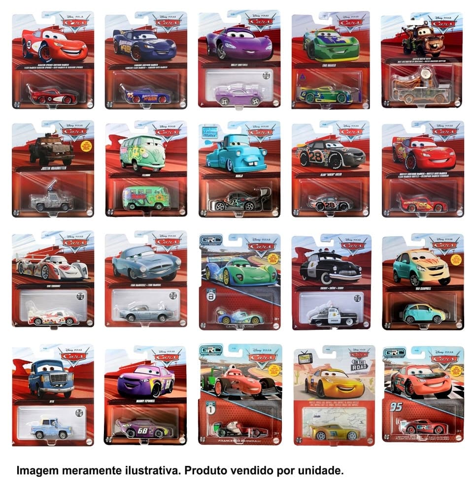 Carrinho Cars On the Road Disney Pixar Mattel Dxv29