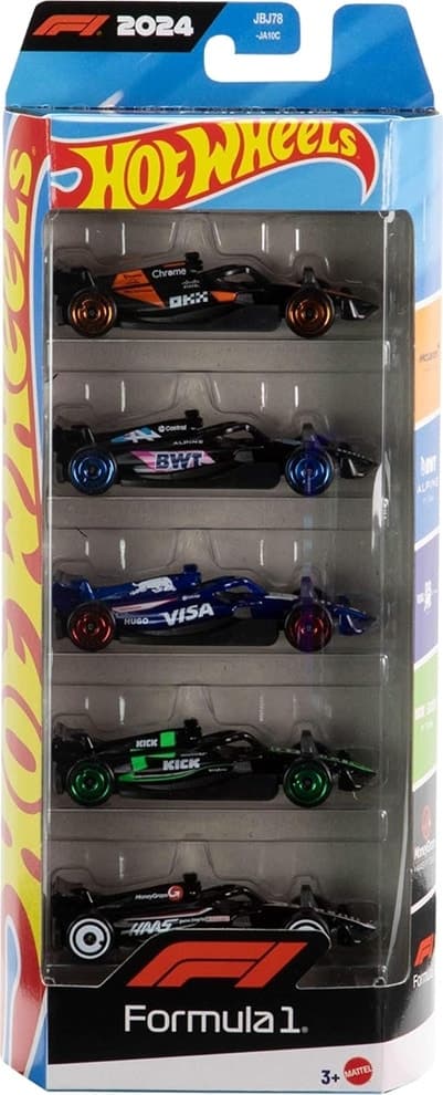 Carrinhos Hot Wheels Formula 1 Mattel Jgf58 (5 Unidades)