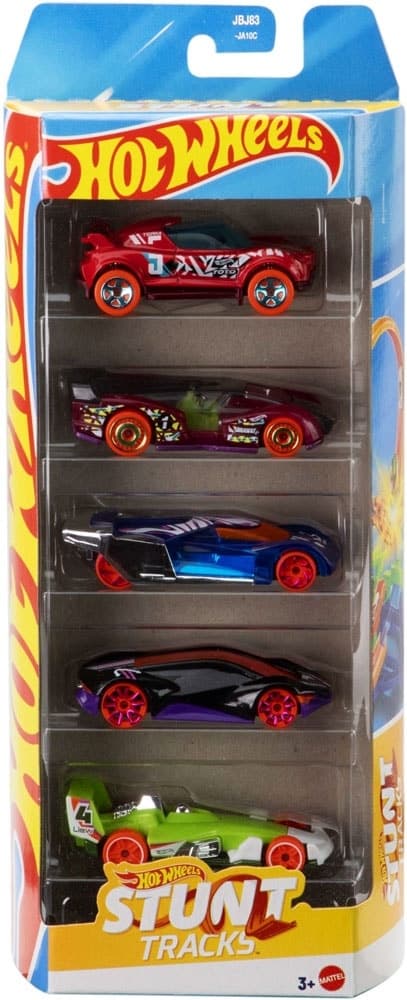 Carrinhos Mattel Stunt Tracks Jbj83 (5 Unidades)