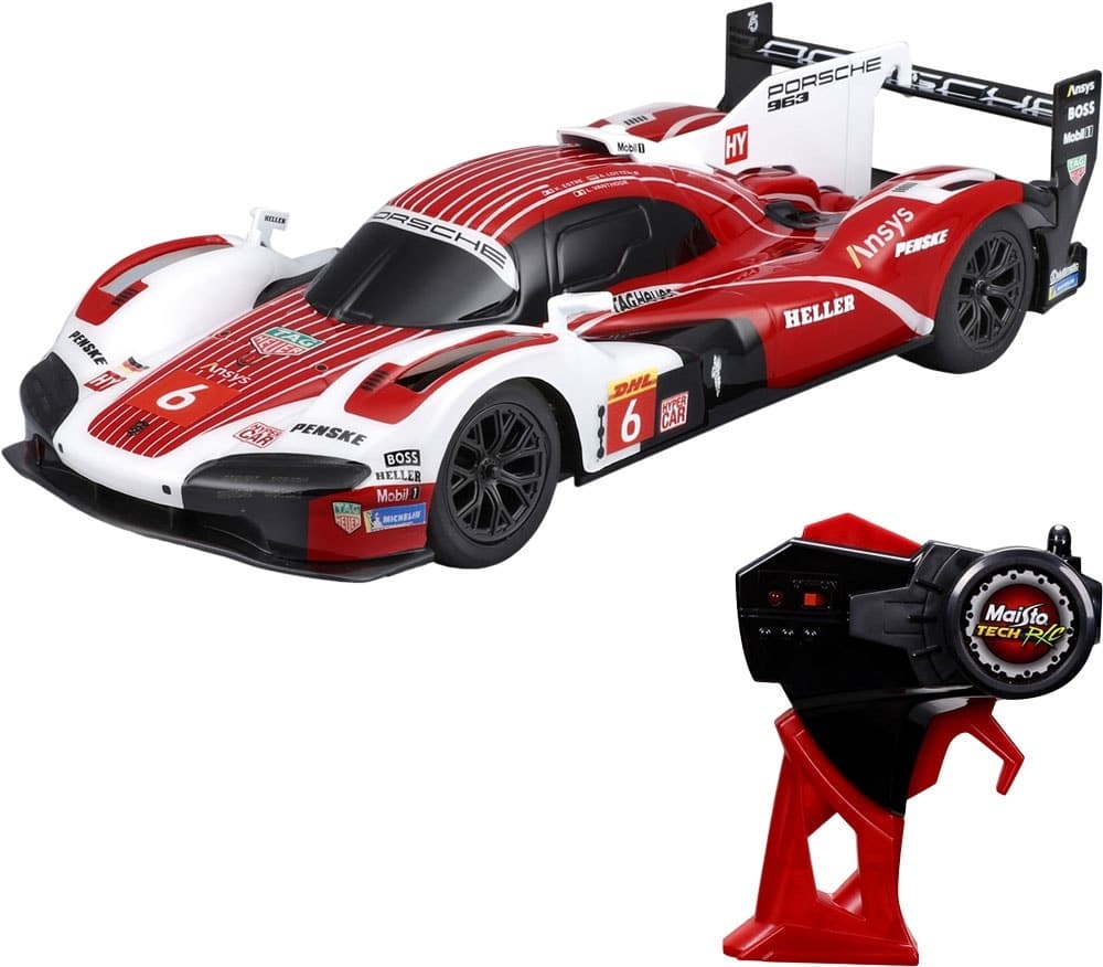 Carro de Controle Remoto 2.4GHz Porsche 963 Tech R/C Maisto