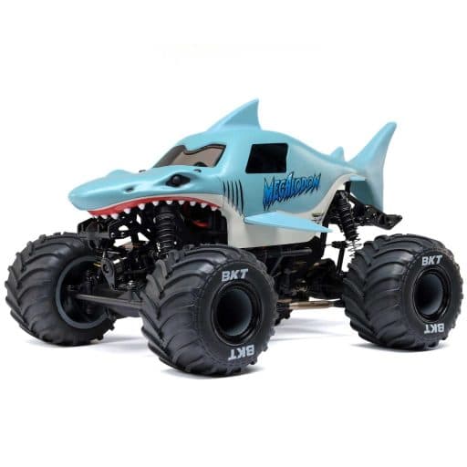 Carro Monster Truck Losi 1/18 Mini Lmt Megalodon 2S 4WD Rtr Azul