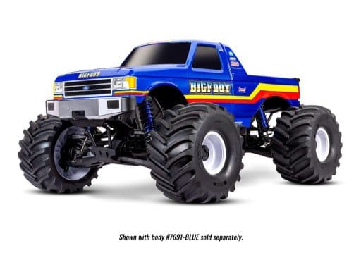 Carro Traxxas X-Maxx Mt Chassis Kit 77036-4 com Bolha 7691-Blue