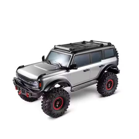 Carro de Controle Remoto Wltoys 1/10 Jeep Climbing 11KM 4WD Metal Cinza 104020
