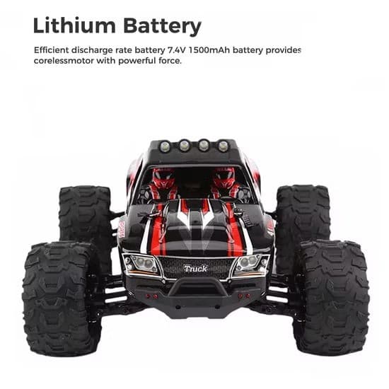 Carro de Controle Remoto Wltoys 1/14 Racing 2In1 35km/h 4WD Off-Road 144018-A