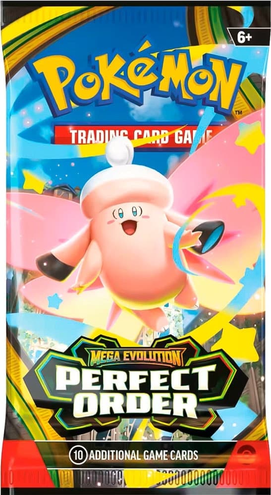 Cartas Pokémon Mega Clefable Ex Mega Evolution Perfect Order (10 Cartas)