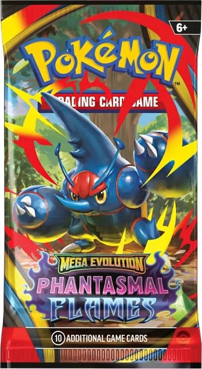 Cartas Pokémon Mega Heracross Mega Evolution Phantasmal Flames - 10-10190-119 (10 Cartas)