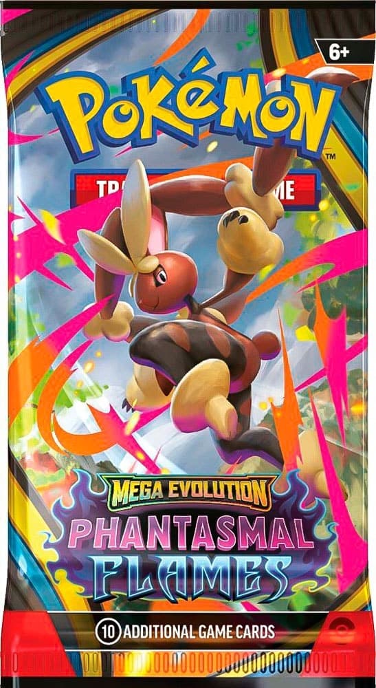 Cartas Pokémon Mega Lopunny Mega Evolution Phantasmal Flames (10 Cartas)