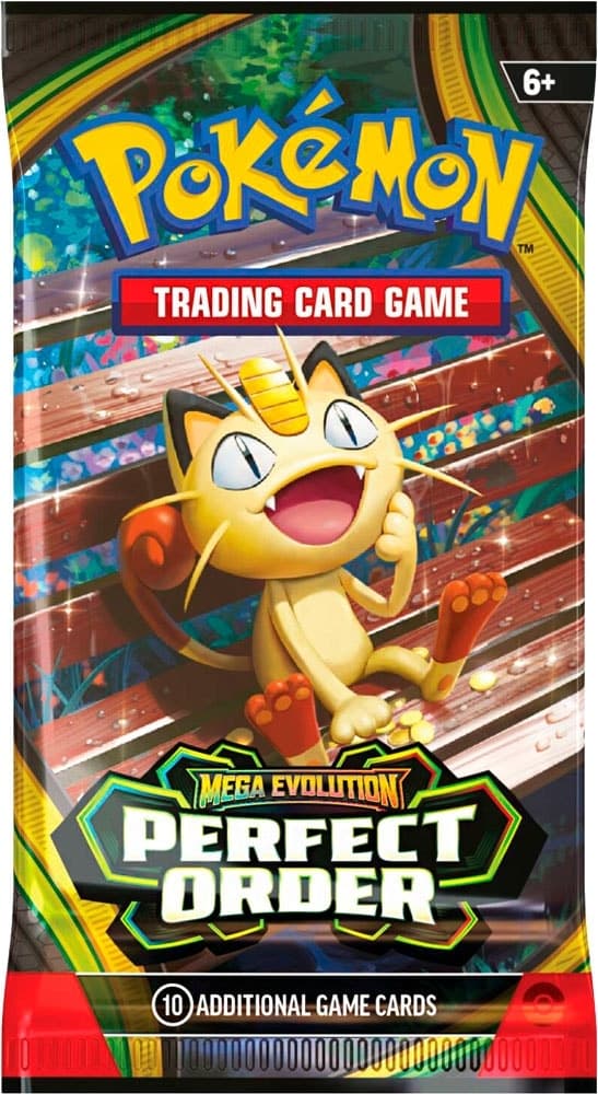 Cartas Pokémon Meowth Ex Mega Evolution Perfect Order - 10-10380-119 (10 Cartas)