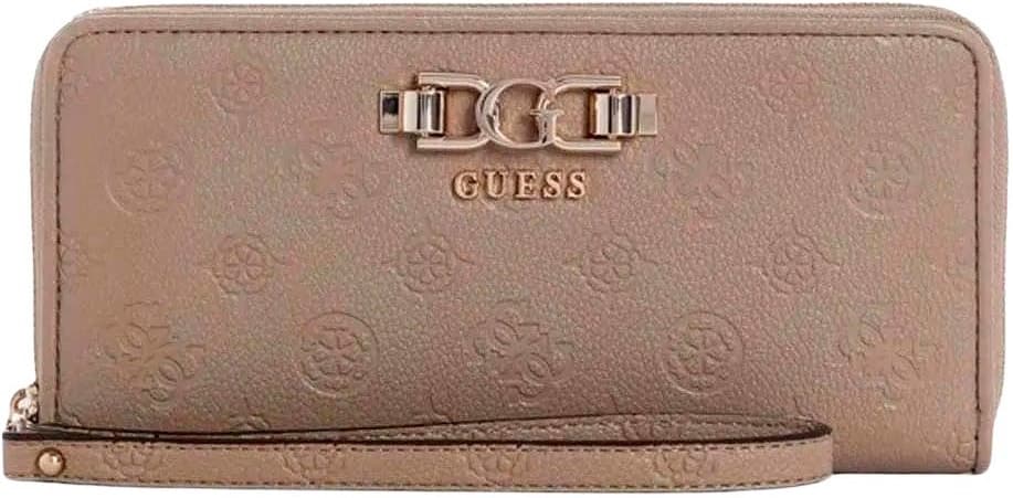 Carteira Guess Pd9916146 Feminina - Dark Taupe Logo