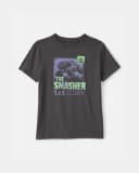 Carters Camiseta Cinza Oscura Caminhao The Smasher