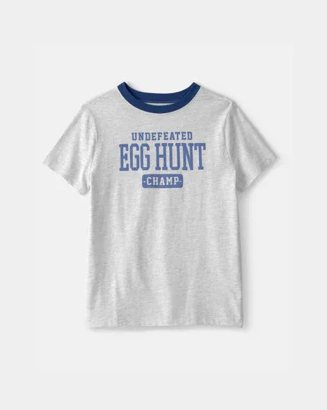 Camiseta Carters Undefeated Hunt Mangas Azuis Tam. 6