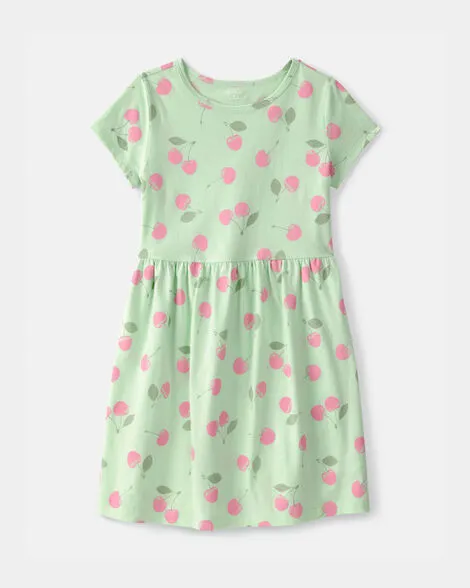 Vestido Carters Infantil com Cerejas Tam. 8