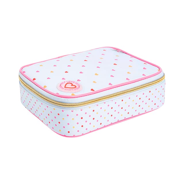Estojo Escolar Académie Tilibra Box Coração 8978